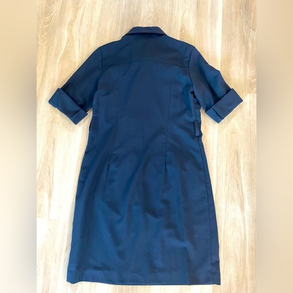 Sharagano Navy Midi Dress - Picture 4 of 10